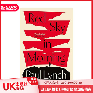 Sky 现货 红色天空 英文文学小说 Lynch 原版 2023布克奖得主Paul 善本图书 清晨 Morning Red