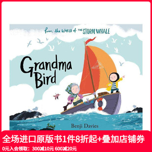 Bird 英文儿童绘本 Davies Storm Whale 小鸟 英国获奖插画师Benji 奶奶 原版 Grandma 现货