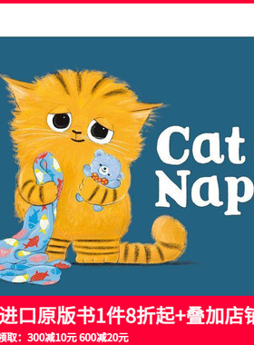 【现货】猫咪午睡 Cat Nap 原版英文儿童绘本 善本图书