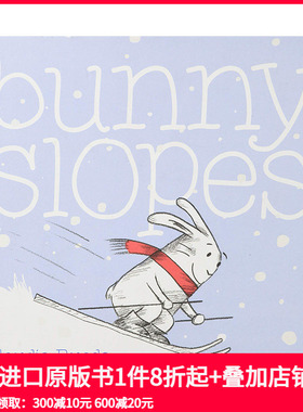 【预售】【邦尼兔】Bunny Slopes 滑雪 英文原版儿童绘本 3-6岁