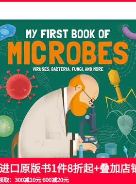 【现货】【我的d一本】微生物书 【My First Book of】 Microbes 原版英文儿童绘本