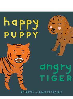 【现货】快乐的小狗 愤怒的老虎 Happy Puppy， Angry Tiger 原版英