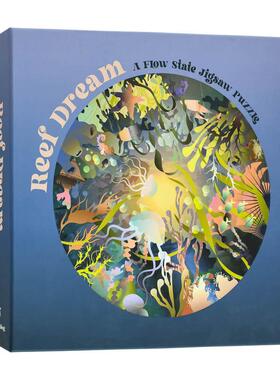 【现货】礁石之梦-1000块拼图 Reef Dream: A Flow State Circular Jigsaw Puzzle Thames & Hudson 进口原版文创产品 善本图书