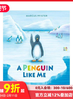 【预售】像我一样的企鹅 彩虹鱼创作者Marcus Pfister A Penguin L