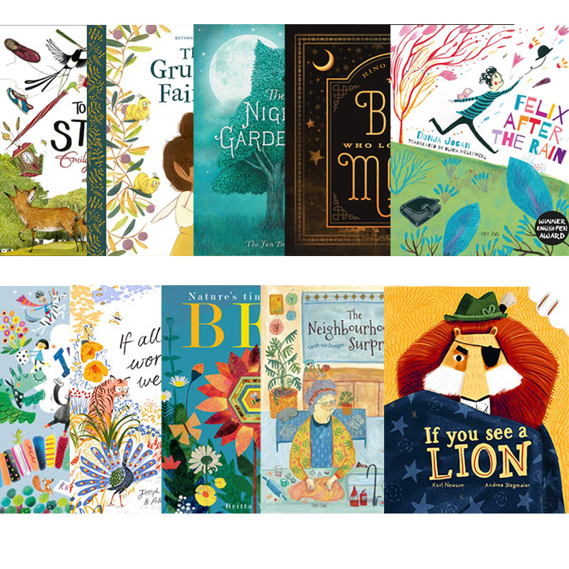 英文原版儿童艺术绘本 优选成长启示类绘本 品格培养 情绪管理 励志不放弃 自然知识 临终关怀 知名插画师(可单拍)