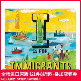 for 原版 I代表移民 Immigrants 英文儿童绘本 现货