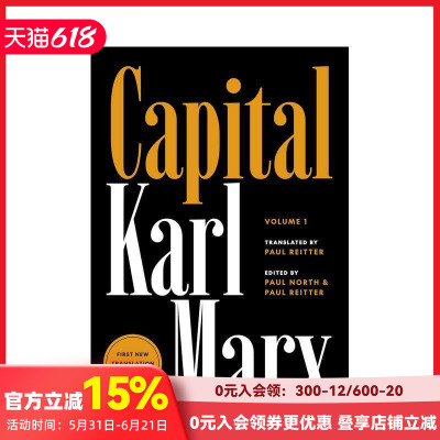 【现货】马克思 资本论 卷1 Capital : Critique of Political Economy， Volume 1 全新译本 原版英文社会科学 善本图书