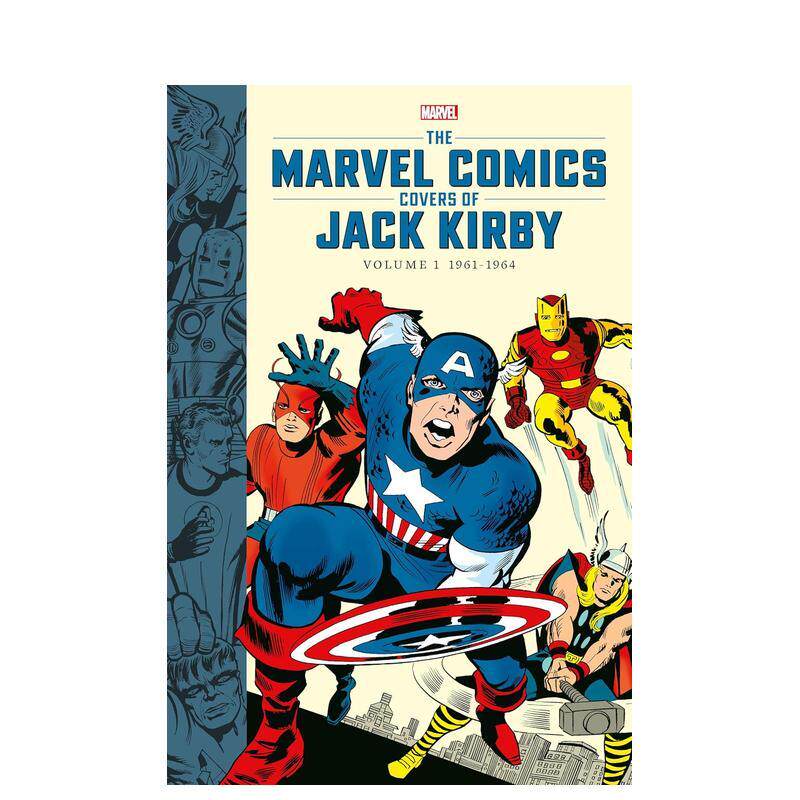 【预售】英文漫画 杰克·科比的漫威漫画艺术封面第1卷The Marvel