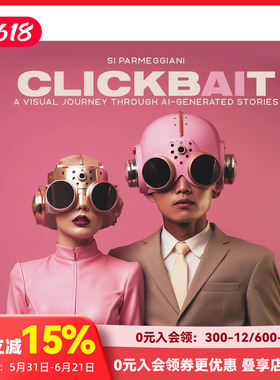 【预售】标题党-人工智能故事视觉之旅Clickbait - A Visual Journey through AI-generated Stories 原版英文摄影作品集 善本图书