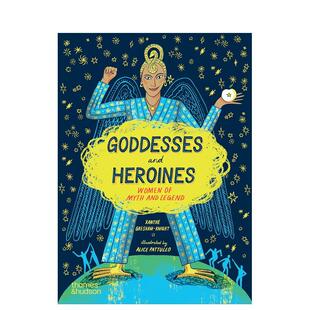 【现货】女神与女英雄：神话传说中的女性 Goddesses and Heroines 原版英文儿童绘本 T&H 善本图书