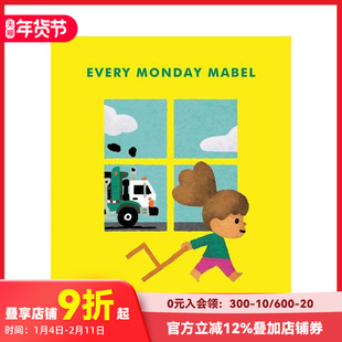【预售】每周一的梅布尔 Every Monday Mabel 原版英文儿童绘本