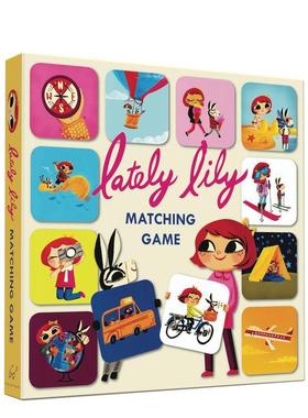 【现货】英文儿童游戏【Matching Game】Lately Lily 匹配游戏 亲子互动