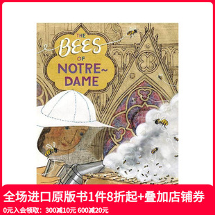 英文儿童绘 巴黎圣母院 原版 Dame Notre Bees The 蜜蜂 预售