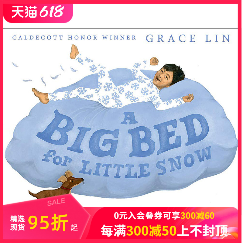 【现货】A Big Bed for Little Snow小雪的大床英文儿童绘本