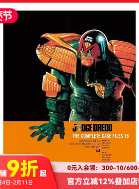 【预售】爵德判官：第 16 版：完整案件档案 Judge Dredd: v. 16: The Complete Case Files 原版英文漫画书 善本图书