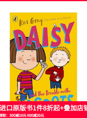 【预售】【黛西的冒险故事】毛毛虫的烦恼 Daisy and the Trouble with Maggots 原版英文儿童章节书 善本图书
