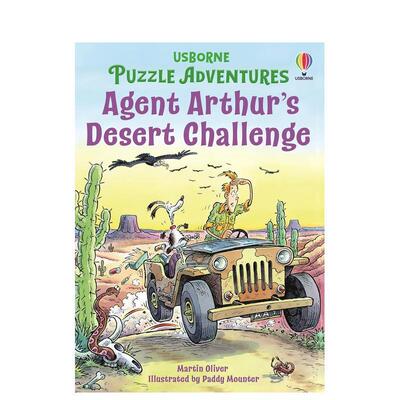 【预售】【解谜冒险】特工亚瑟的沙漠挑战 【Puzzle Adventures】Agent Arthur's Desert Challenge 原版英文儿童趣味