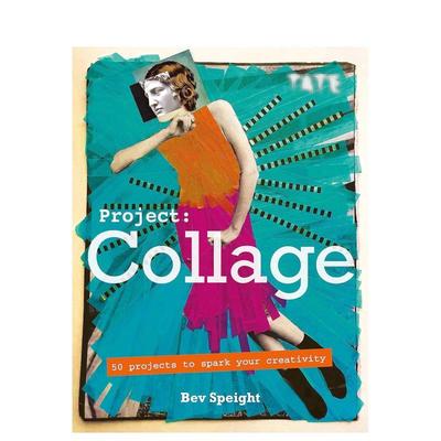 【现货】项目拼贴：50个激发创造力的项目Project Collage: 50 Projects to Spark YourCreativity 原版英文艺术画册画集 善本图书