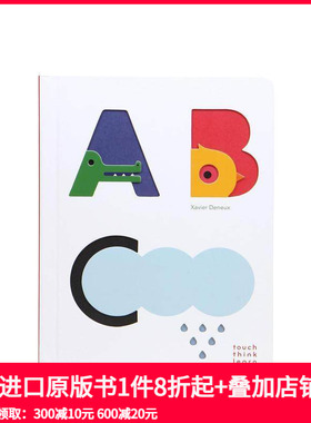 【现货】【触摸书】ABC 【TouchThinkLearn】ABC 原版英文儿童自然拼读