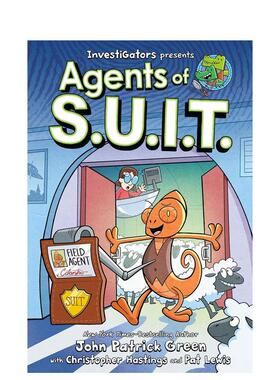 【预售】【调查员：西装特工】卷1：调查员：西装特工（精装） InvestiGators: Agents of S.U.I.T.  原版英文儿童漫画 善本图书