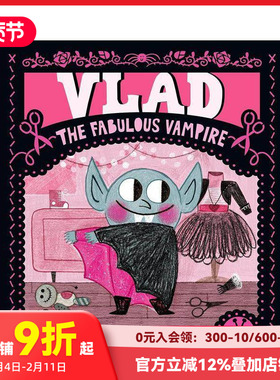 【现货】弗拉德 神奇的吸血鬼（古斯塔沃的世界）Vlad  the Fabulous Vampire (The World of Gustavo) 原版英文儿童绘本