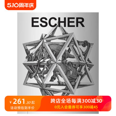 【预售】埃舍尔 Escher 原版英文艺术画册画集 善本图书