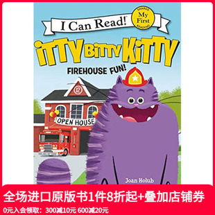 消防队英文原版 现货 Firehouse 图书籍进口正版 绝版 Bitty 儿童分 Itty 善本图书 Kitty Holub Fun