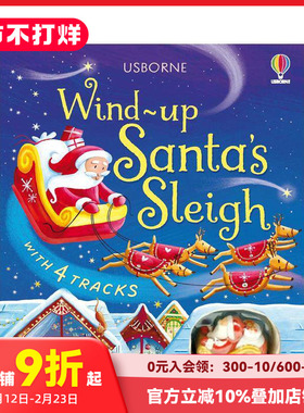【预售】发条圣诞老人雪橇 Wind-Up Santa's Sleigh 原版英文儿童趣味 善本图书