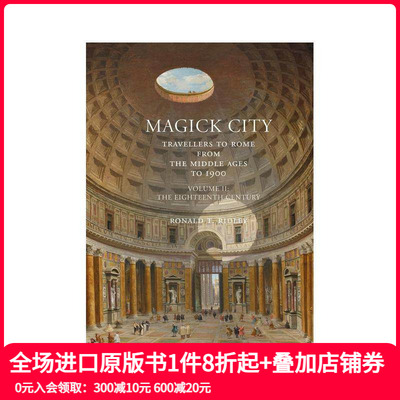 【预售】魔法城市：中世纪至 1900 年的罗马旅行者 第二卷 Magick City: Travellers to 原版英文人文历史