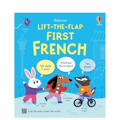 【预售】【双语对照翻翻书】法语启蒙 【Lift-the-flap Bilinguals】 原版英文儿童语言/概念启蒙
