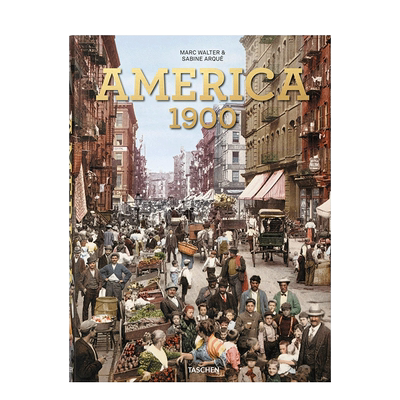 【现货】【XL加大版】America 1900 美国1900年摄影书 精装英文原版北美历史