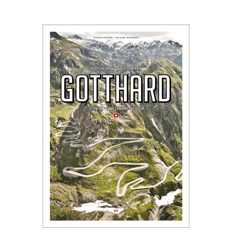 【预售】保时捷驾驶 &mdash;&mdash; 通行证肖像 &mdash;&mdash; 圣哥达 Porsche Drive - Pass Portrait - Gotthard 原版英文工业产品设计