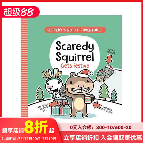 害怕的松鼠变得喜庆 Scare