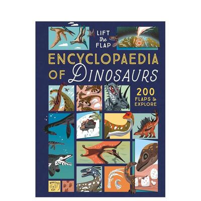 【现货】【百科翻翻书】恐龙 The Lift-the-Flap Encyclopaedia of Dinosaurs 原版英文儿童趣味 善本图书