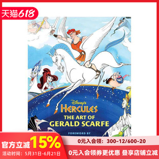 【预售】迪士尼大力士电影设定集 杰拉尔德斯卡夫的艺术 Disney's Hercules 原版英文艺术插画原画设定集 善本图书