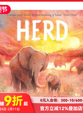 【现货】归群 HERD 原版英文儿童绘本 入围雷恩莱特非虚构奖  Stephen Hogtun 温暖治愈之作