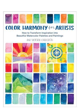 【现货】艺术家的色彩和谐 调色配色水彩绘画技法 Color Harmony for Arti