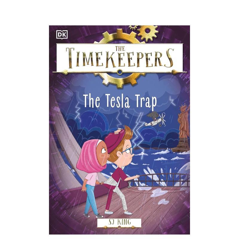 【现货】计时员:特斯拉陷阱 The Timekeepers: The Tesla Trap 原版英文儿童章节书 善本图书 - 实物图