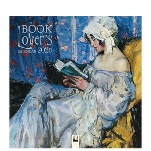 【现货】爱书人 2026年挂历（艺术日历） The Book Lover's Wall Calendar 2026 (Art Calendar) 原版日历