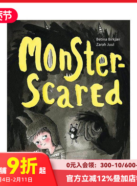 【预售】怪物害怕 Monster-Scared 原版英文儿童绘本 善本图书