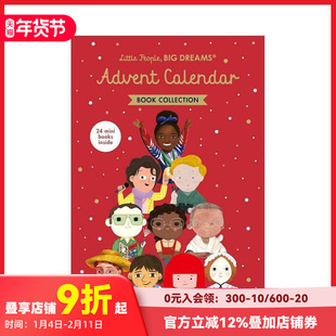 【现货】小人物，大梦想：倒数日历：2025年版 Little People， BIG DREAMS: Advent Calendar Book Collection 原版英文儿童趣味
