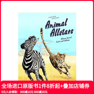 Facts 英文儿童绘本 动物全明星非洲动物事实和民间传说 原版 Folklore and African Allstars Animal