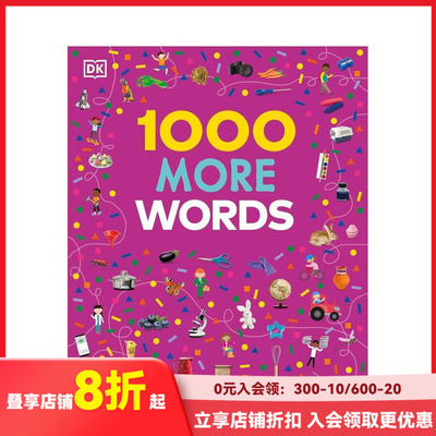 【现货】DK 入门词汇图解认知：更多1000个词 【Vocabulary Builders】1000 More Words 原版英文儿童语言/概念启蒙