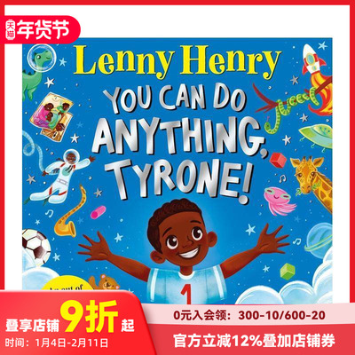 【预售】你无所不能 泰隆 You Can Do Anything  Tyrone! 原版英文儿童绘本 善本图书