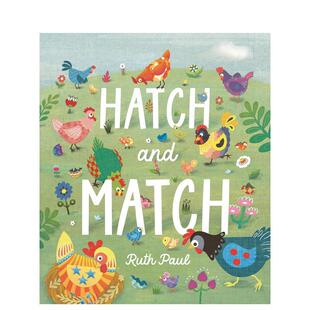 【预售】孵化和匹配：春季寻宝记 Hatch and Match: A Springtime Seek-And-Find Book 原版英文儿童语言/概念启蒙