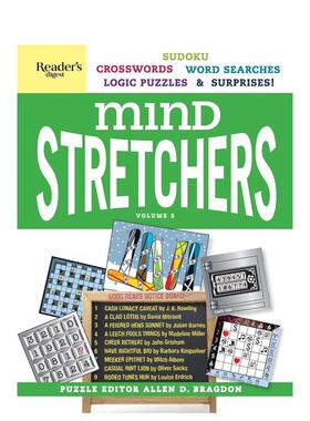 【现货】读者文摘思维担架解谜书第3卷 Reader’s Digest Mind Stretchers Puzzle Book Vol.3 原版英文生活综合