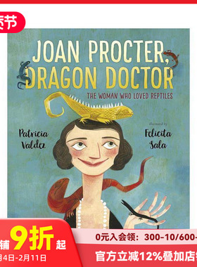【现货】龙医生琼·普罗克特:爱爬行动物的女人 Joan Procter  Dragon Doctor 原版英文儿童绘本