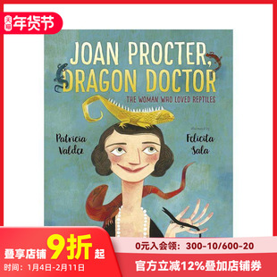 【预售】龙医生琼·普罗克特:爱爬行动物的女人 Joan Procter  Dragon Doctor 原版英文儿童绘本