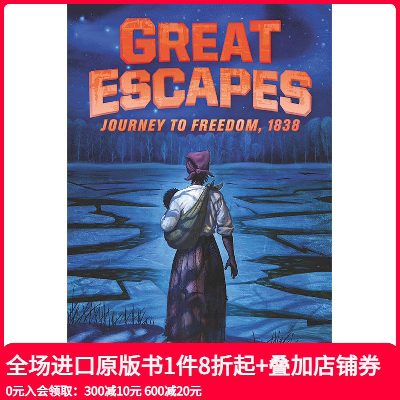 【现货】 Great Escapes 2: Journey to Freedom, 1838，大逃亡2:英文原版图书籍进口正版 Winston 儿童分阶阅读