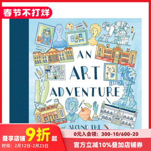 【预售】苏格兰国家美术馆艺术之旅 An Art Adventure around the National Galleries of Scotland 原版英文儿童艺术启蒙